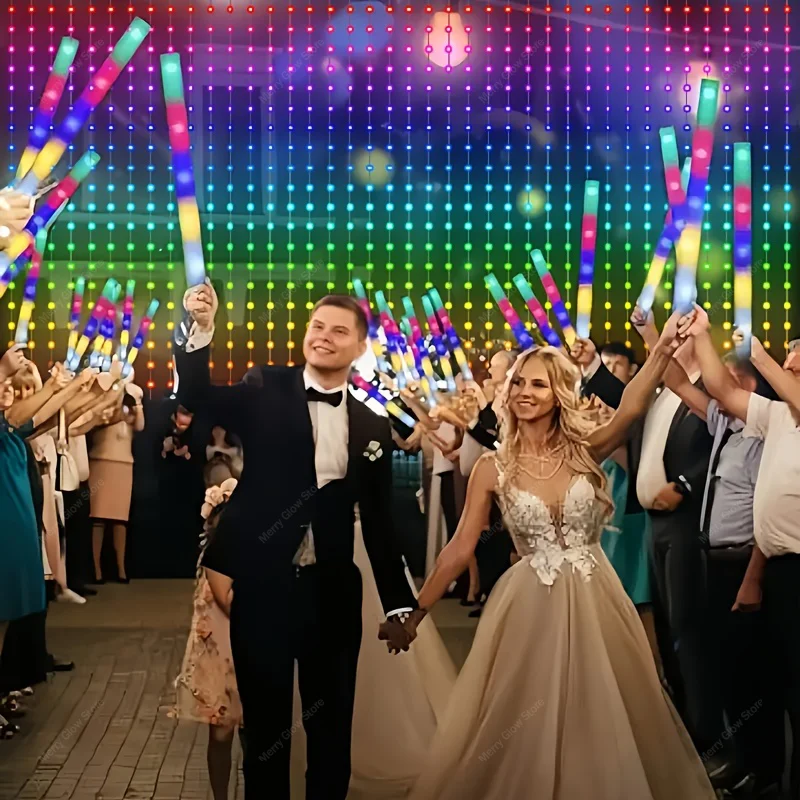 2 متر * 2 متر/3 متر أضواء الستار الذكية بلوتوث App LED سلسلة RGB الجنية أضواء DIY بها بنفسك الموسيقى تغيير عرض لنافذة غرفة نوم الديكور