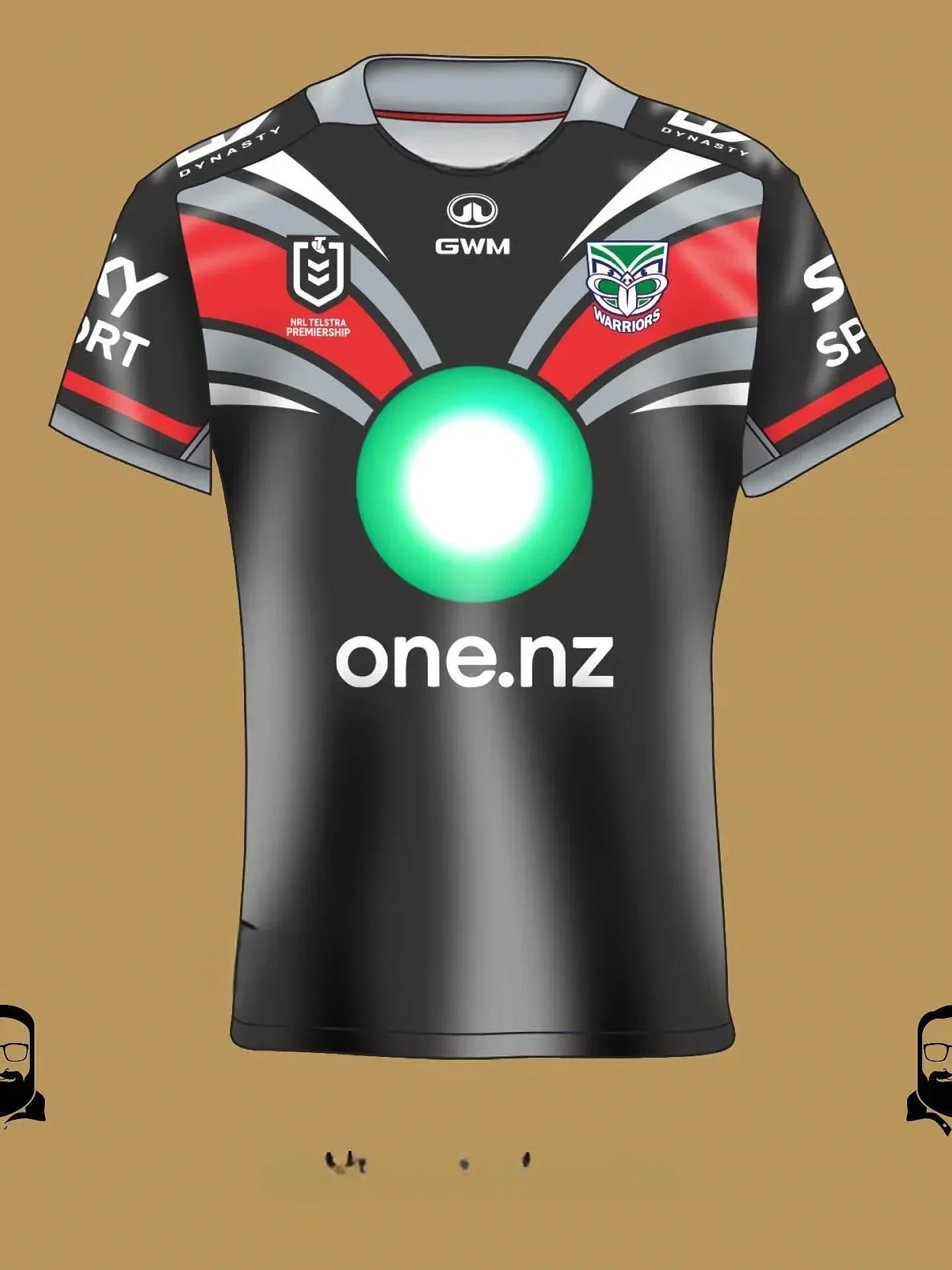2026 Sommer New Zealand Warriors Rugby-Trikot Familien-Matching-T-Shirt Geeignet für Alltag und Training Y2K – Detail 7