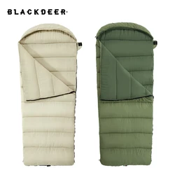 BLACKDEER-saco de dormir de algodón anhidro para viaje al aire libre, edredón individual portátil para acampar, para emergencia, para adultos, para otoño