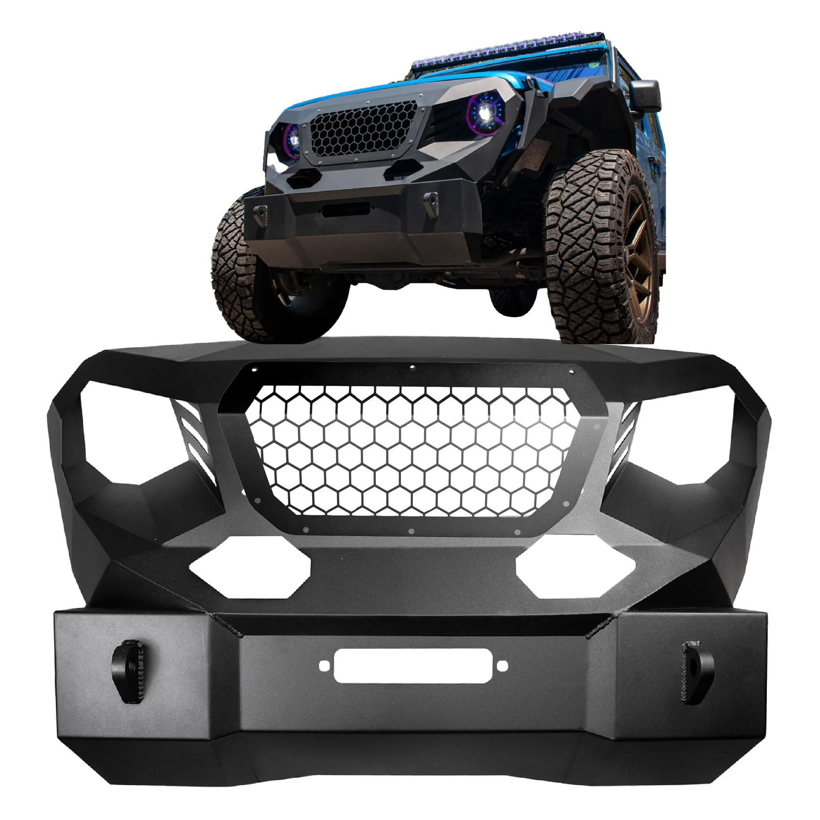 

Front Grumper Front Bumper for 18-22 Jeep Wrangler JL & Gladiator JT