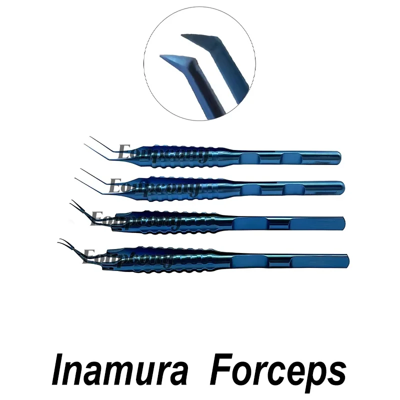 Inamura Capsulorhexis Forceps Utrata Forcepss 1.8mm 절개(크로스 액션 핸들 포함) 안과 수술 도구