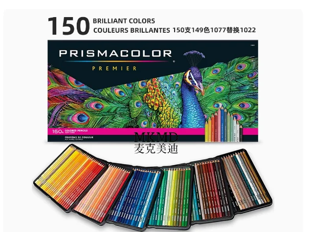 Prismacolor Premier 150, crayón original de 4,0 MM, 150 colores