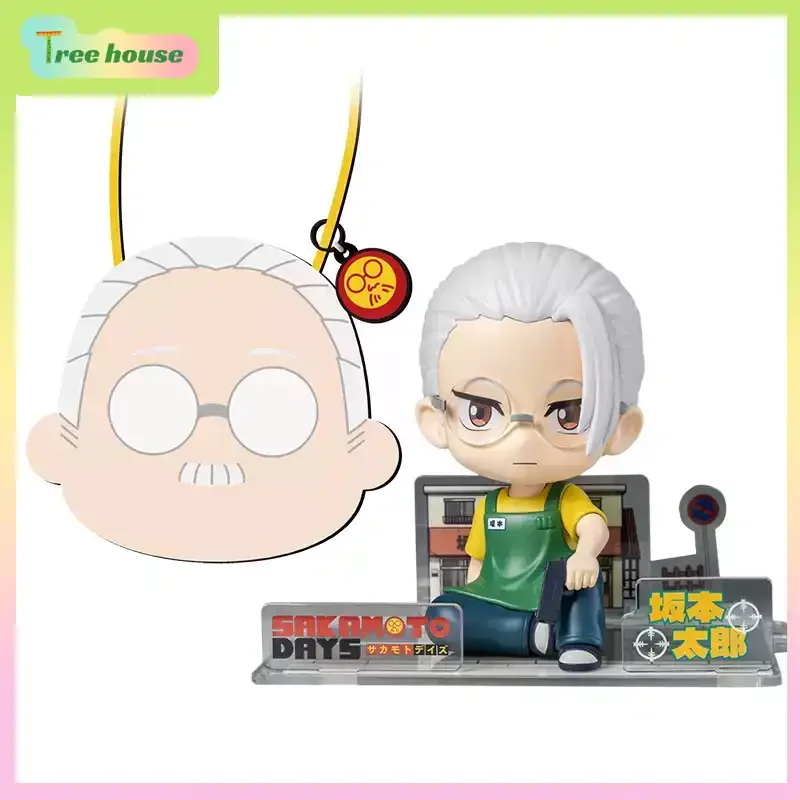 

In Stock SUNRISEPOP Sakamoto Days Peripheral Badge Set, Same Style Piggy Bank Clay Model