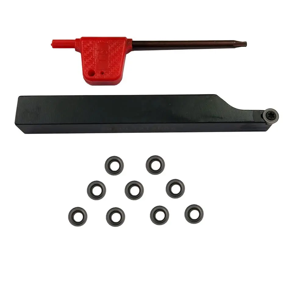 1/2 SRACL 1212 H06 + 10Pc R3 inserti grigi supporti per tornio tornio tornio a 90 gradi portautensili per tornitura e profilatura