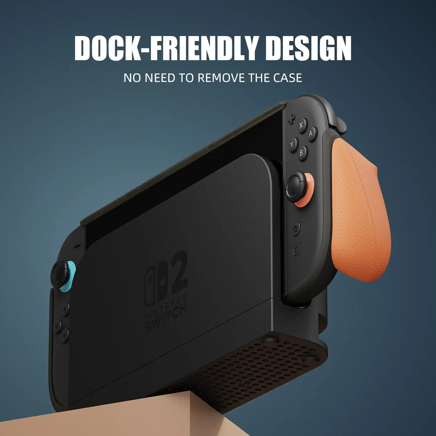 Savage Raven by Skull & Co. GripCase with Replaceable Ergonomic Grip Protective Case for Nintendo Switch 2 NS2 Game Console - Image 4