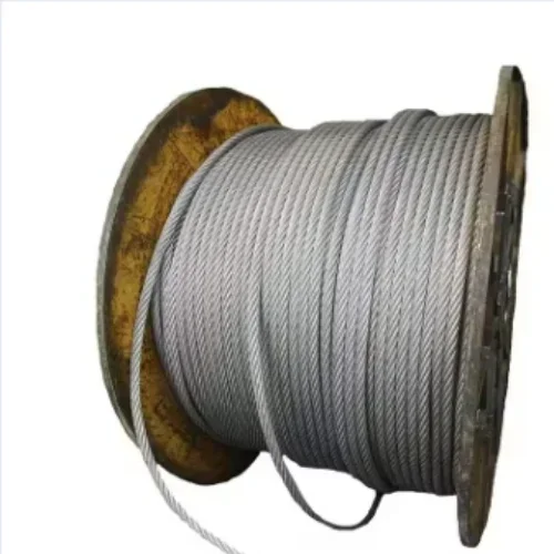 Factory Direct Custom 6x37 Lighting Suspension Steel Wire Rope With Cable Lugs And Loop