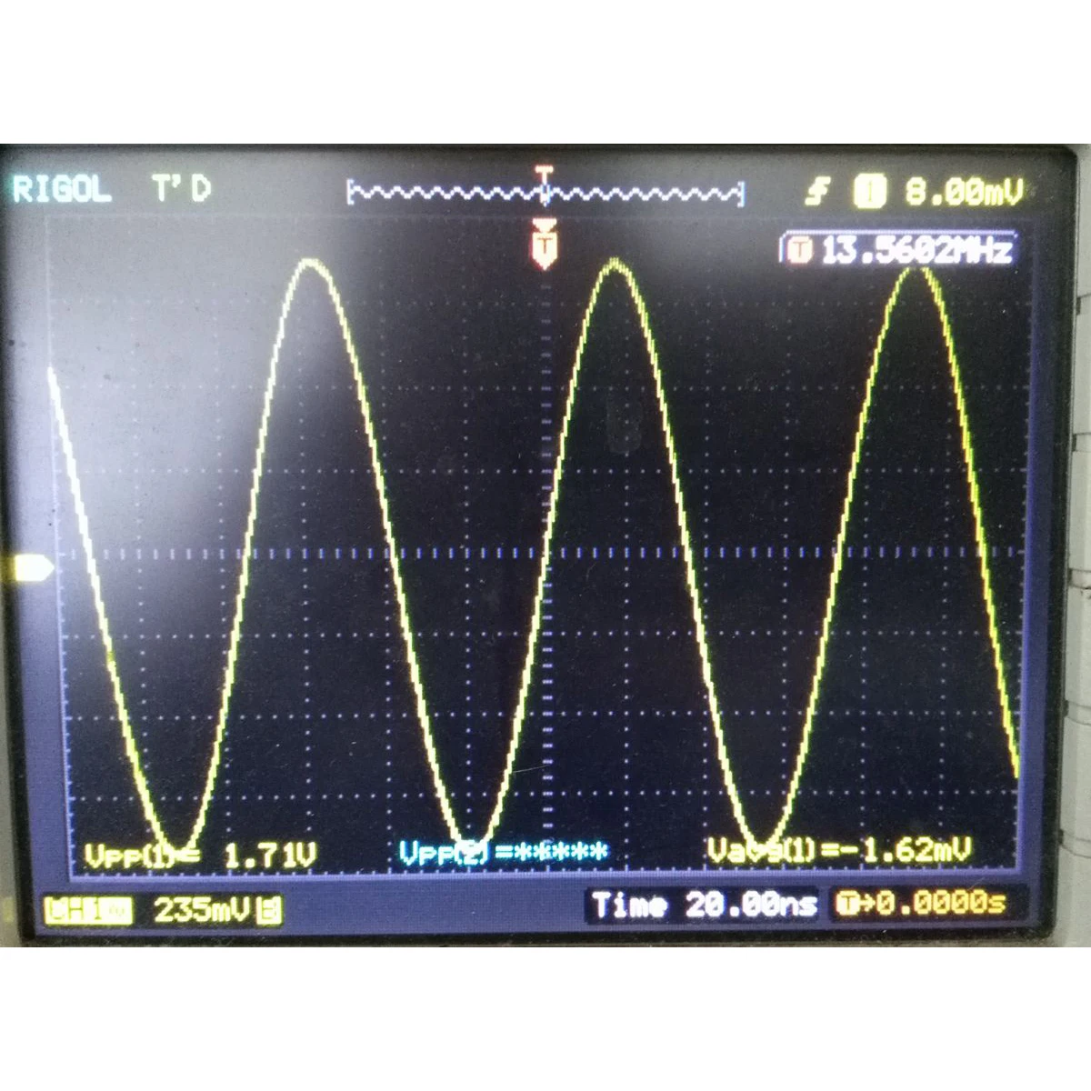 13.56MHz signal source Output power 10dBm~10dBm adjustable for Ham Radio 13.56M RF Power Amplifier Filter