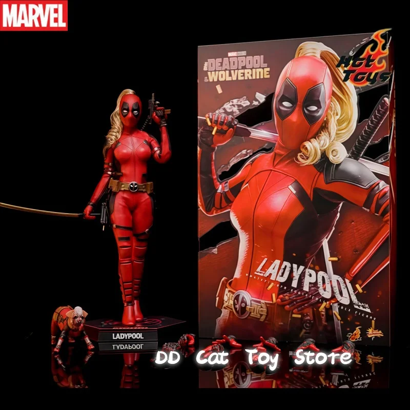 In Stock Hot Toys Mms747 Ladypool Deadpool 1/6 Movability Model Toys Collect Deadpool & Wolverine Ht Ladypool Birthday Gift