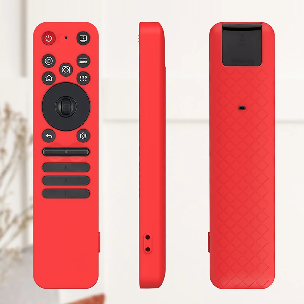 TV Remote Control Cover Anti-Slip Remote Case Lightweight Shockproof Silicone Case Compatible with 2025 LG OLED Smart TV