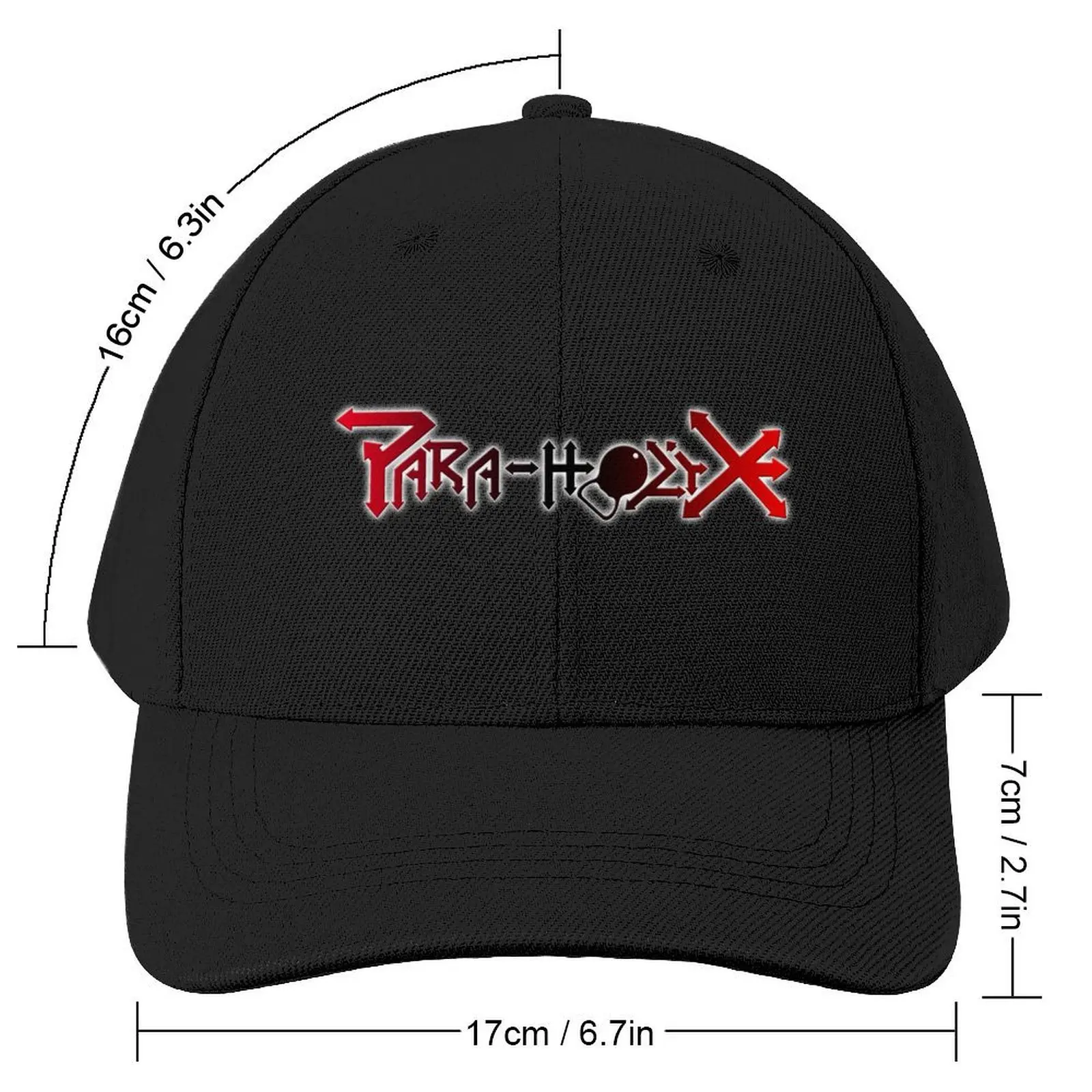 Para-holiX Official Logo (Consumed By 100 Proof) Baseball Cap hiking hat Trucker Hat Beach Outing Caps Male Women's