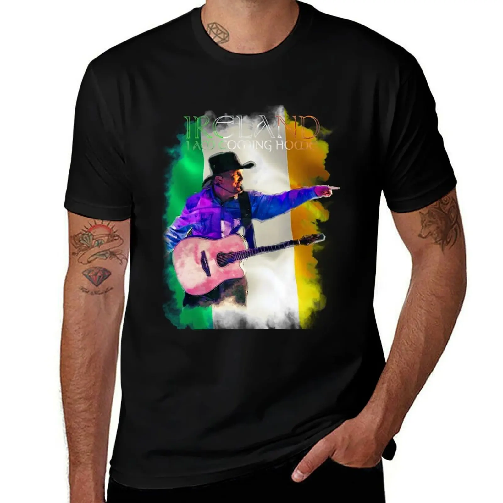

Ireland Home t man T-Shirt Garth casual T-Shirt cotton Brooks 100% I Coming tshirt shirt Am
