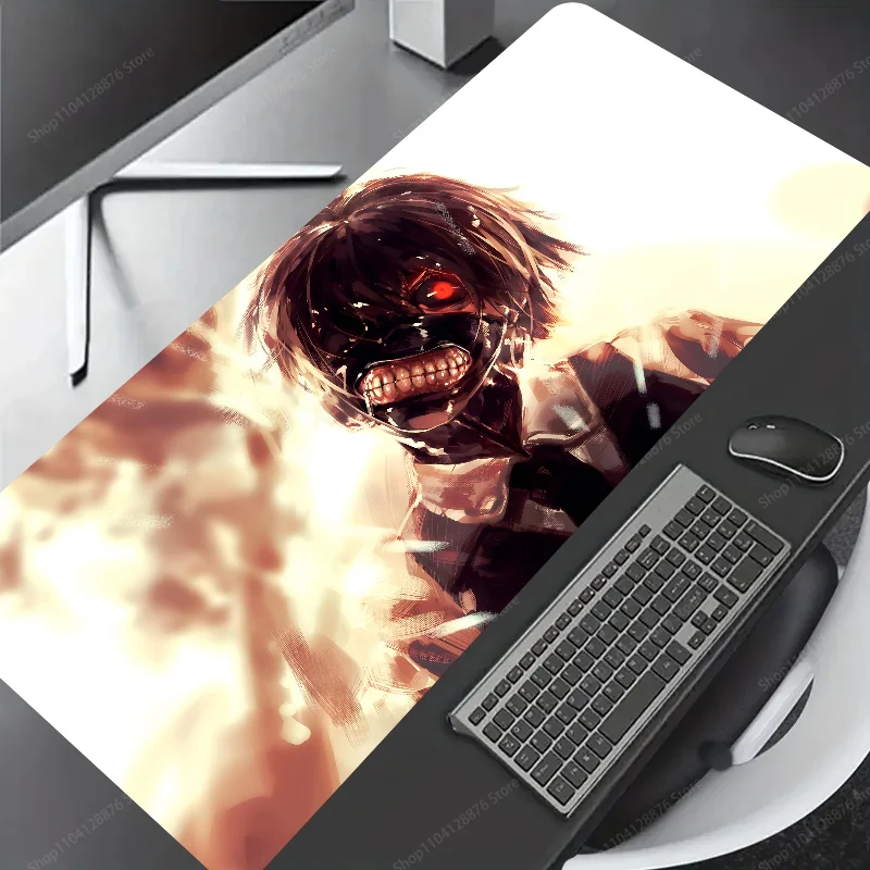 1pc Tokyo Ghoul's Non-slip Mouse Pad Suitable For Office Computers Laptops E-sports Game Desk Mats XXL Keyboard