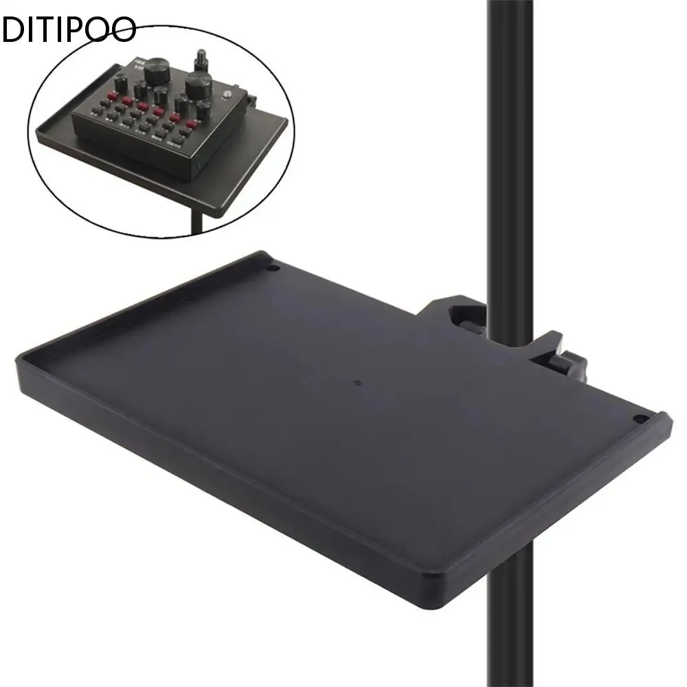 Sound Card Tray Universal Live Microphone Stand Sound Card Tray Clip Holder For Live Tripod Bracket Mic Holder Accessories