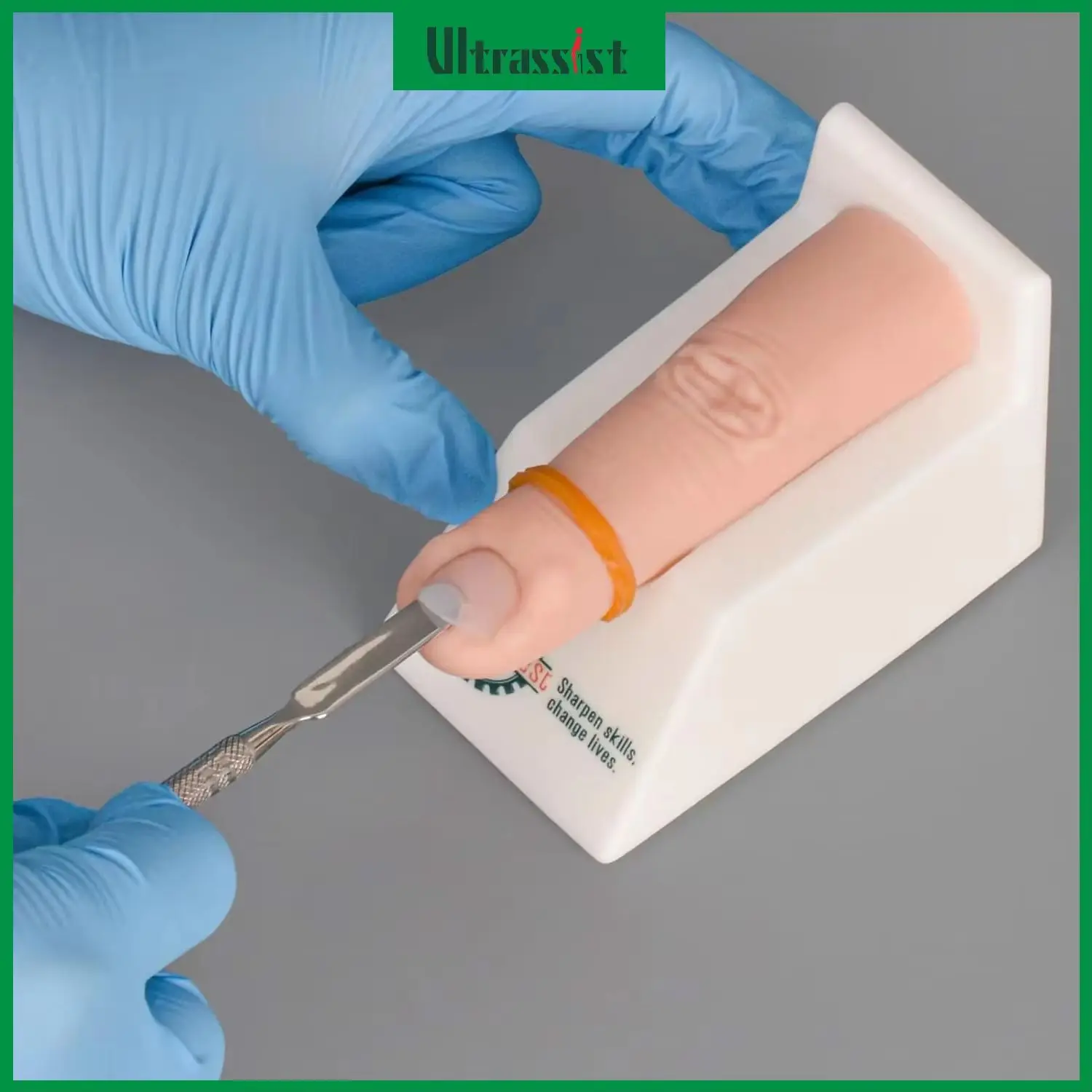 Ultrassist Ingrown Nail Trainer Model with Base Wound Care Training Ingrown Toenail Removal Practice for Medical Student Educate