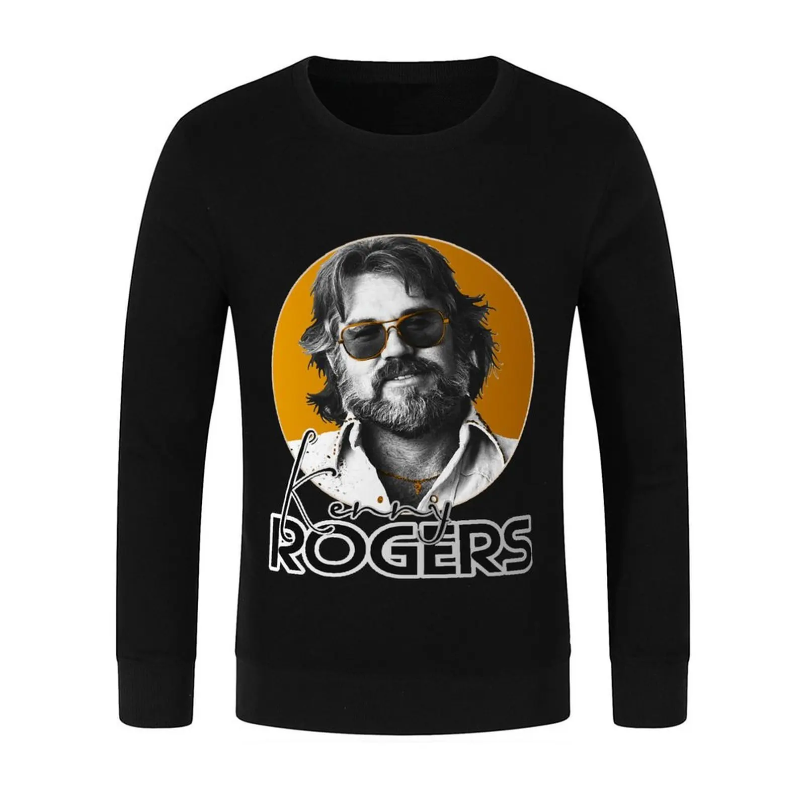 Retro Kenny Rogers Country Gold Musician Pullover men's autumn clothes anime clothes tracksuit blouse autumn sweatshirt