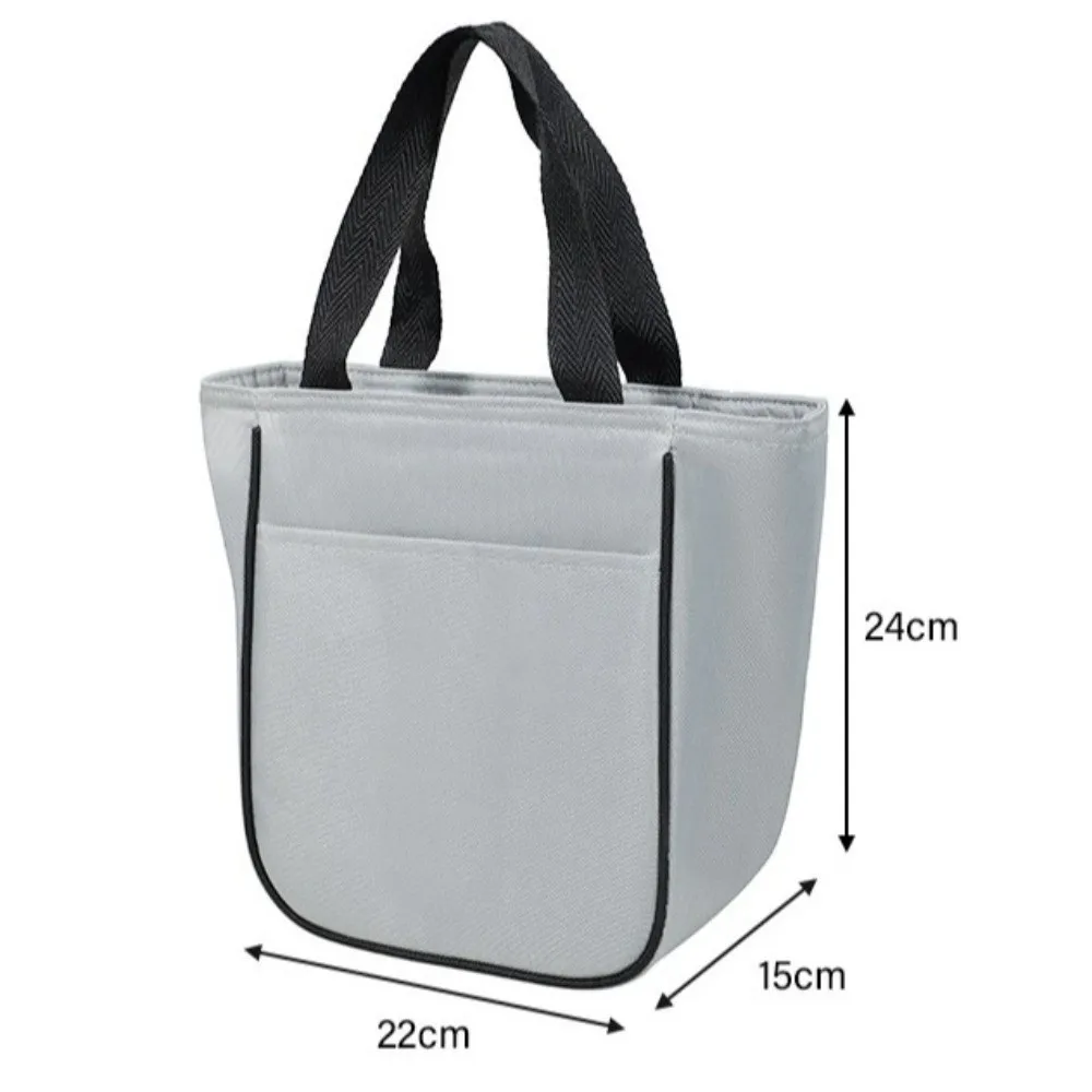 حقيبة غداء عصرية متعددة الوظائف حرارية ذات سعة كبيرة مقاومة للماء حقيبة معزولة سميكة للسفر والنزهات صندوق غداء في الهواء الطلق #6