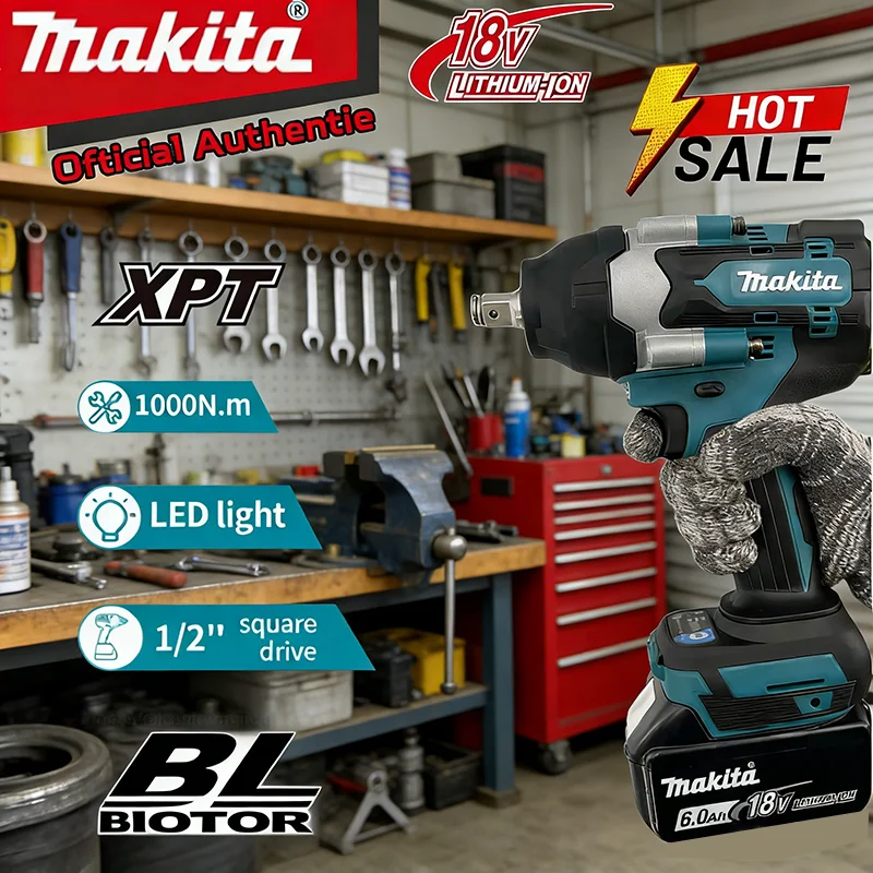 

DTW700 18V Original Makita Brushless Impact Wrench Bare Unit 1/2" Square Drive Cordless Lithium Ion Tool Repair, Screwdrive