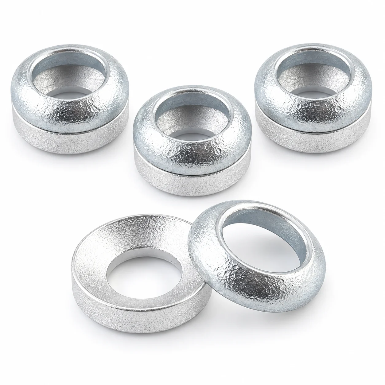 10~100sets Bicycle Disc Brake Caliper Mount Adapter Washer Concave Convex Washer Spacer Bike Brake Adaptor M6 Blot Gasket Ring