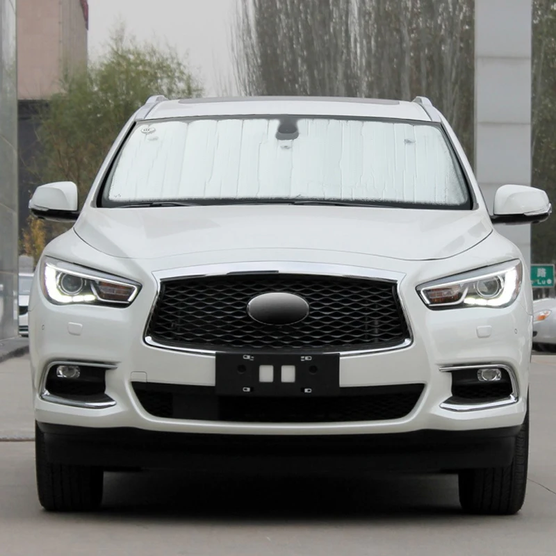 ل إنفينيتي QX50 J50 P71A QX60 L50 L51 2013-2025 اشعة الشمس على السيارة غطاء حماية من الأشعة فوق البنفسجية ستارة النافذة الجانبية واقي من الشمس حاجب من الشمس الوصول