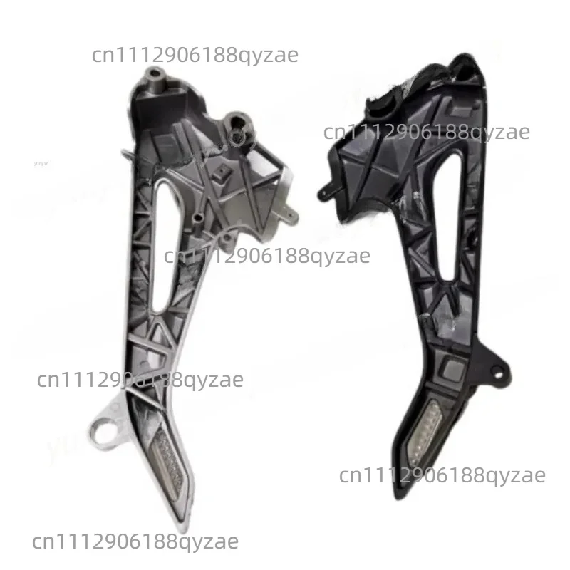 Motorcycle Footrest Mounting Brackets Pair, Universal Left Right Passenger Foot Peg Pedal Holder
