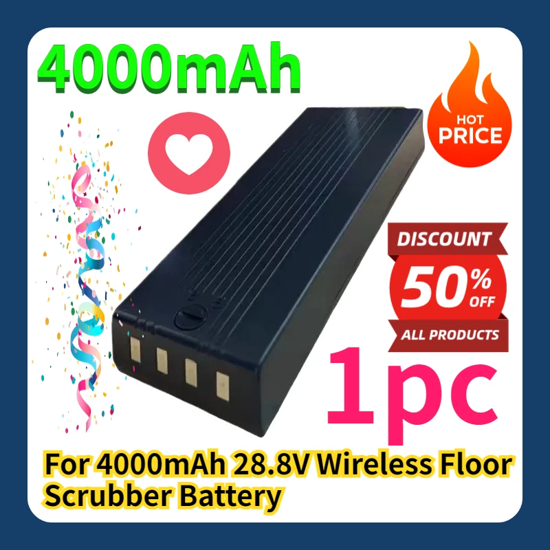 

For 4000mAh 28.8V Wireless Floor Scrubber Battery