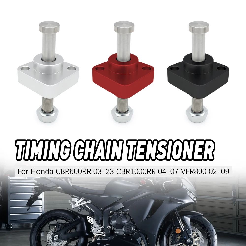 

Motorcycle Red Manual Cam Timing CNC Chain Tensioner for Honda CBR600RR CBR1000RR VFR800 CBR 600RR 1000RR 2002-2016 2008 2007