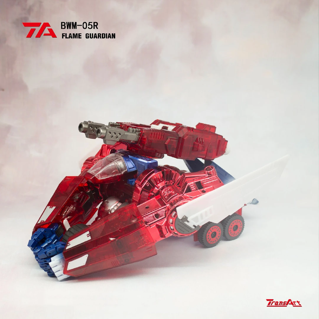 TransArt Toys BWM-05R BWM05R BWM-05 BWM-05B Flame Guardian Versione rossa Primal Prime Optimus Changer Action Figure