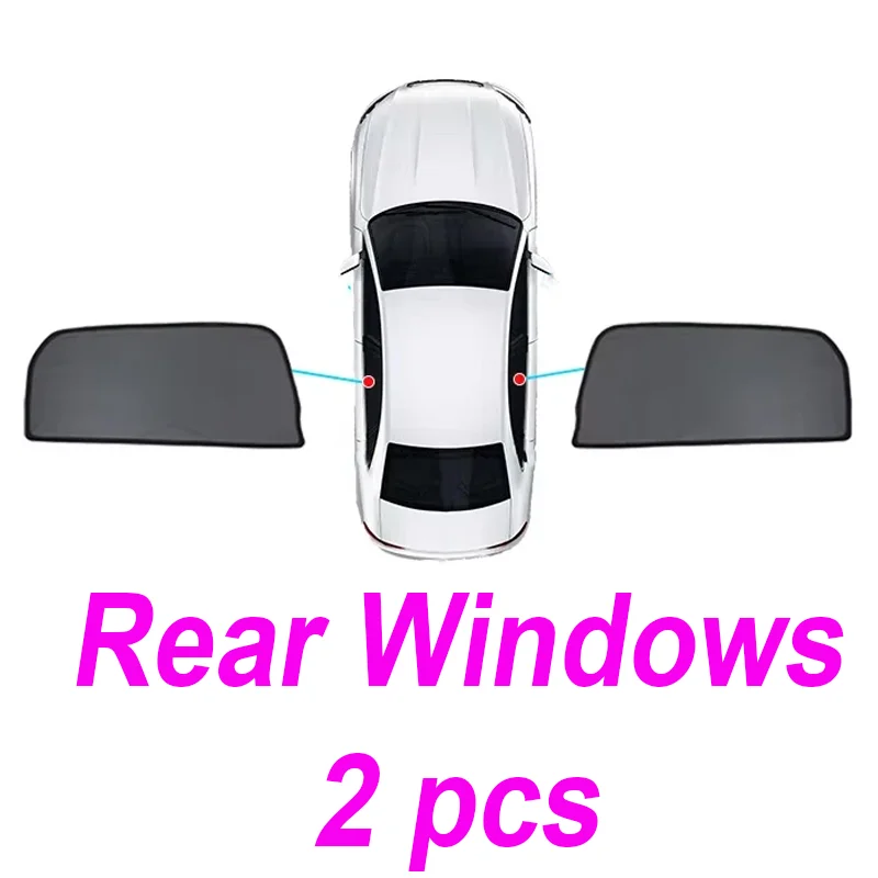 2pcs Rear
