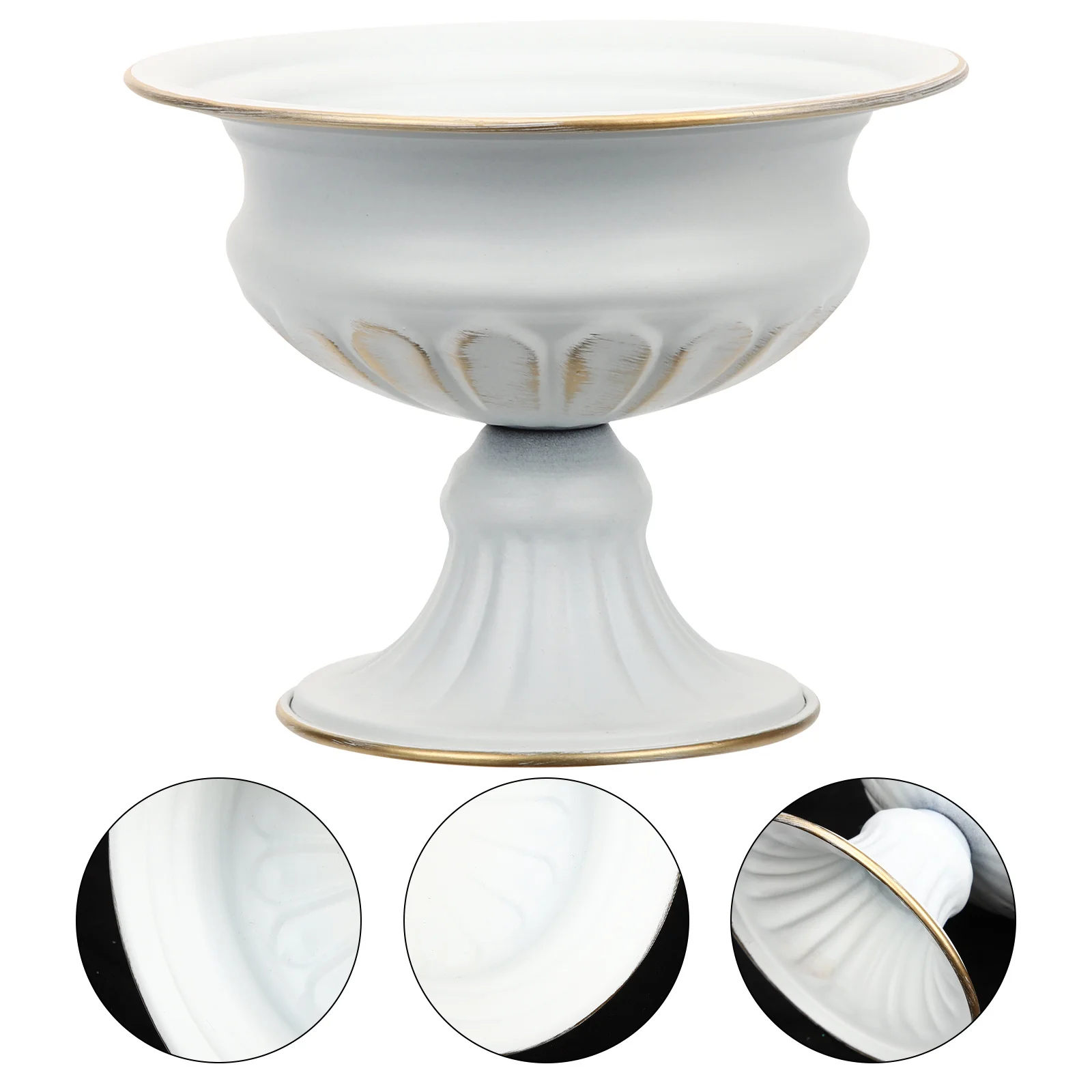 

Weather Resistant Grave Vase Cemetery Flowerpot Ornament Exquisite Memorial Vase for Cemeteries and Landscapes