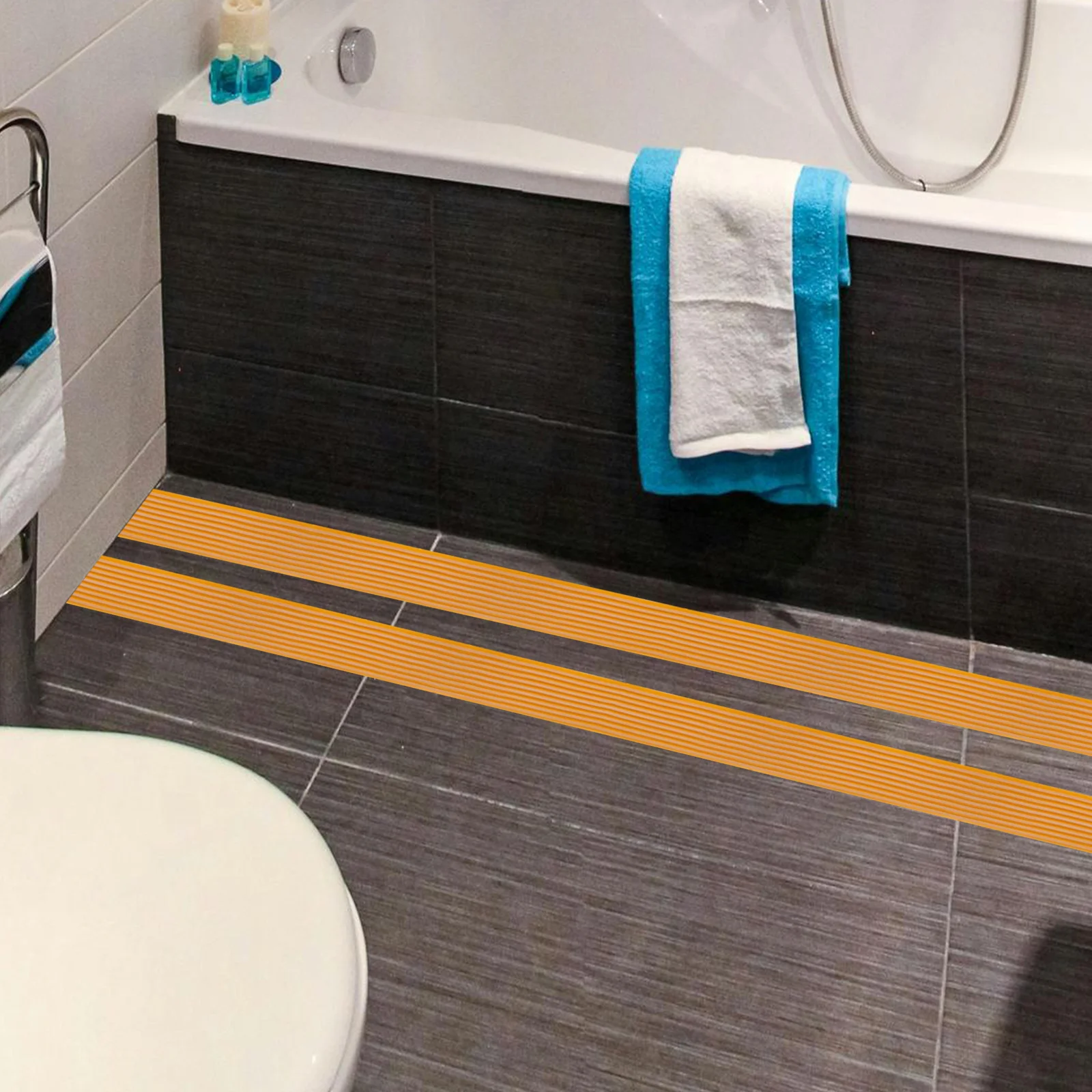 

Stair Edge Guard Pad Non Slip PVC Anti Slip Tape Grip Tape Safety Mat for Stairs Steps Bathrooms Shower Rooms Stair Edge Bumper