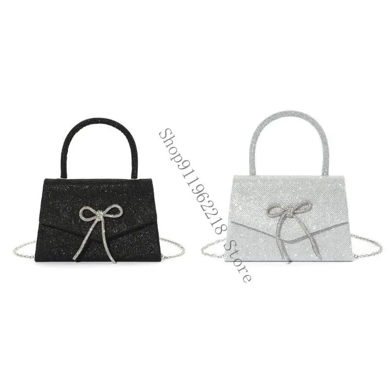 

Womens Bows Banquet Bag Evening Bag Elegant Crossbody Bag Evening Handbag 066F