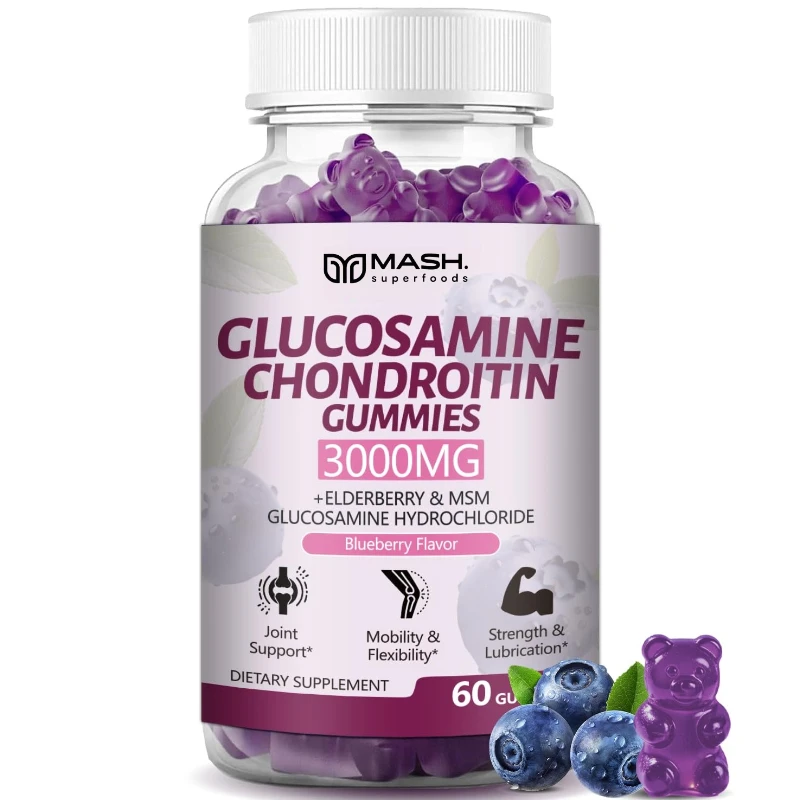 

Glucosamine Chondroitin MSM - Joint Support Supplement for Men and Women, Triple Strength Vitamin - Relieve Joint Discomfort