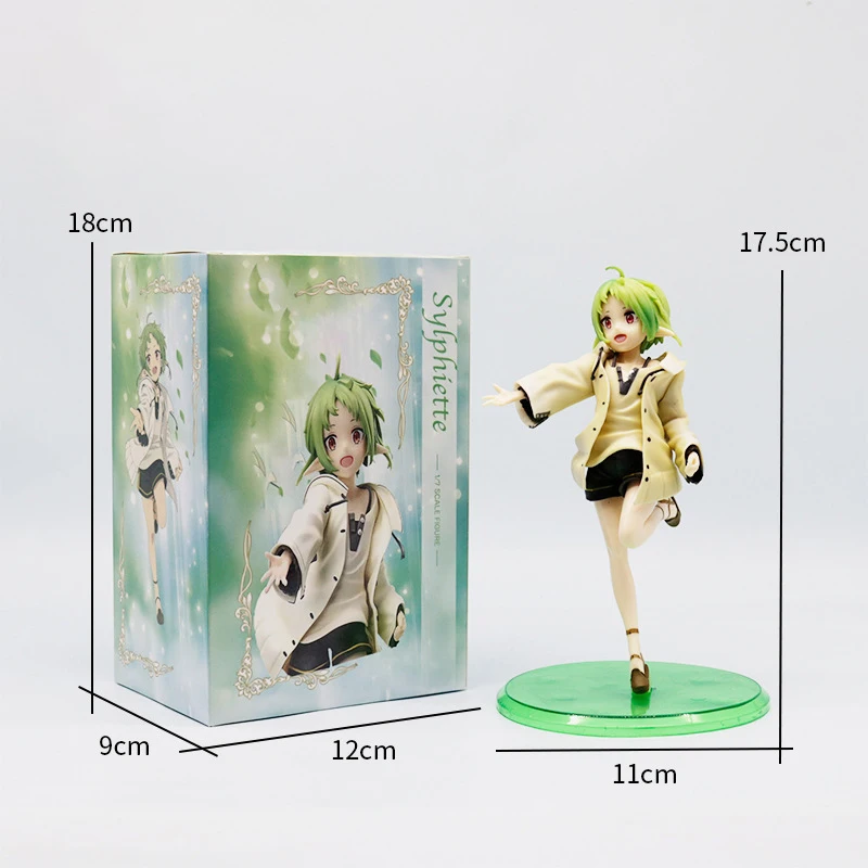 17cm Mushoku Tensei Jobless Reincarnation Anime Girl Figure Sylphiette Action Figure Eris Boreas Greyrat Figurine Model Doll Toy