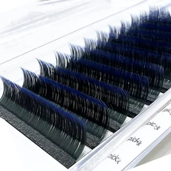 JOMAY Ombre Blue Purple Color Eyelash Extension Individual Faux Mink Eyelashes Gradient False Lashes Makeup Tools