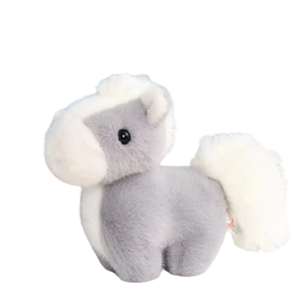 

Standing Simulation Pony Plush Toy Long-Haired PP Cotton Animal Horse Plush Doll Soft Lovely Horse Stuffed Toy Easter Gifts