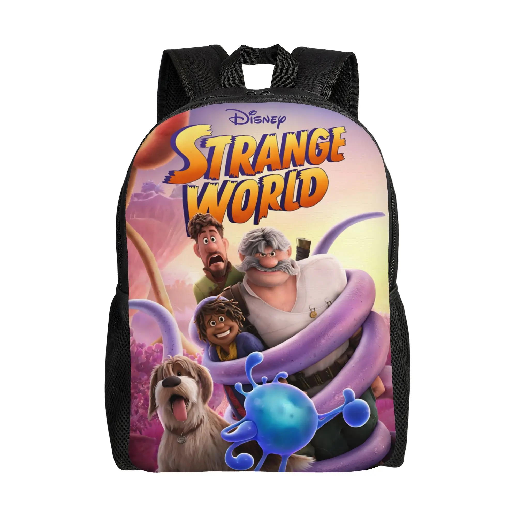 

1PC Backpack Disney cartoon Daypack Strange World Harajuku Design High School Retro Washable Rucksack