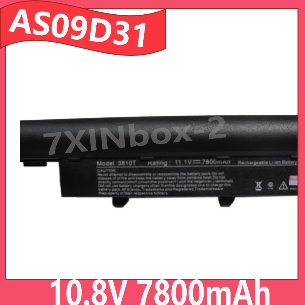 AS09D31 AS09D70 10.8V 7800mah Battery For Acer Aspire 3810 3810T 4810 4810T 5810 5810T AS09D34 AS09F34 AS09D36 AS09D56