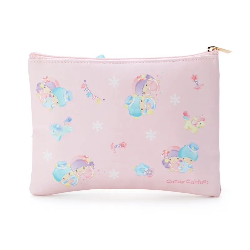 Kawaii Sanrio Cinnamoroll Mini borse per cosmetici Cartoon My Melody Little Twin Stars astuccio per matite borsa per chiavi in pelle PU