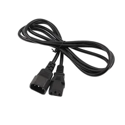 1.5M C14 to C13 Cisco UPS Power Cord 1m5 IEC Supply Cable For PC Computer Monitor PDU DMX DJ Stage Light