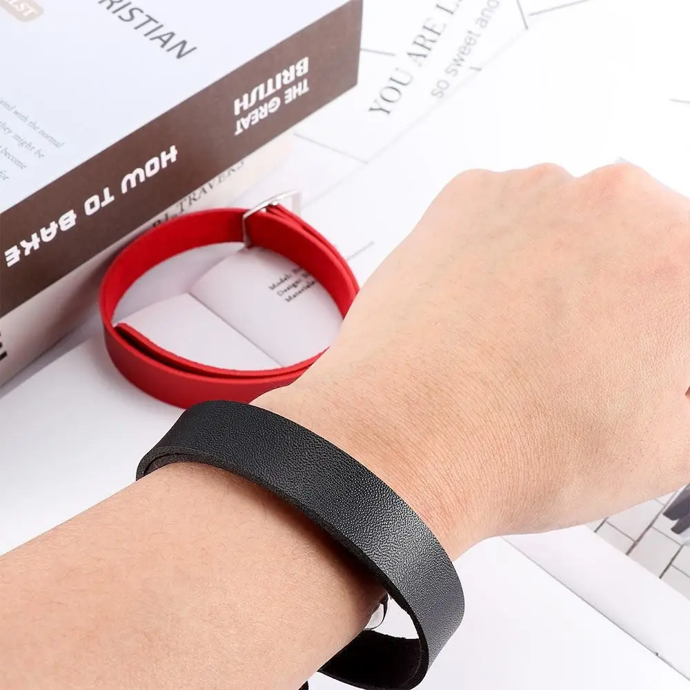 Chic Chain Punk Necklace Bracelet Leather Buckle Choker Collar