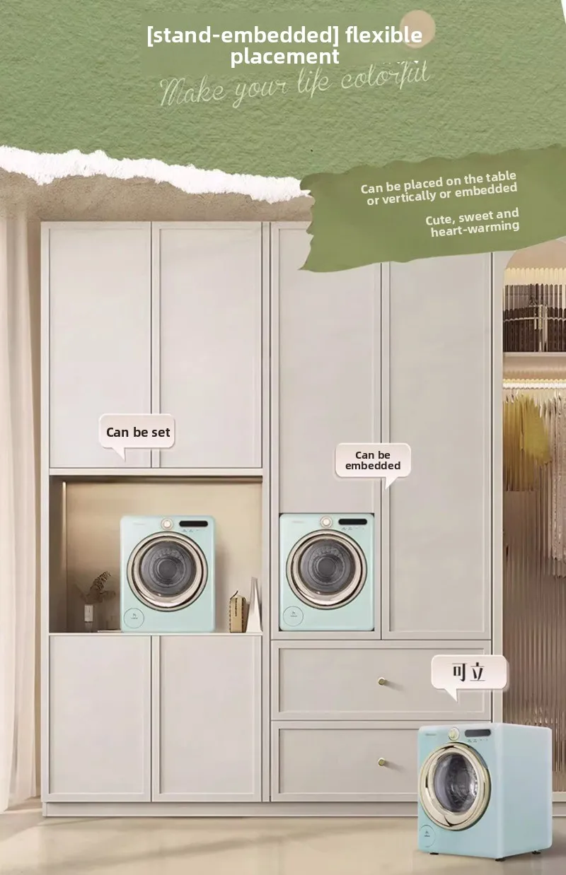 Mini Underwear Washer Direct Drive 2KG with Dryer Compact for Home Baby Care R4