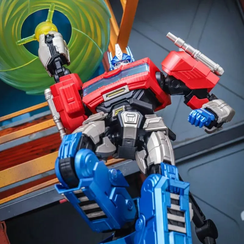 Blokees Bouwsteen Man Transformers One Legendarische Editie Optimus Prime Bimodal Switching Beweegbaar Model Splicing Toy Gift