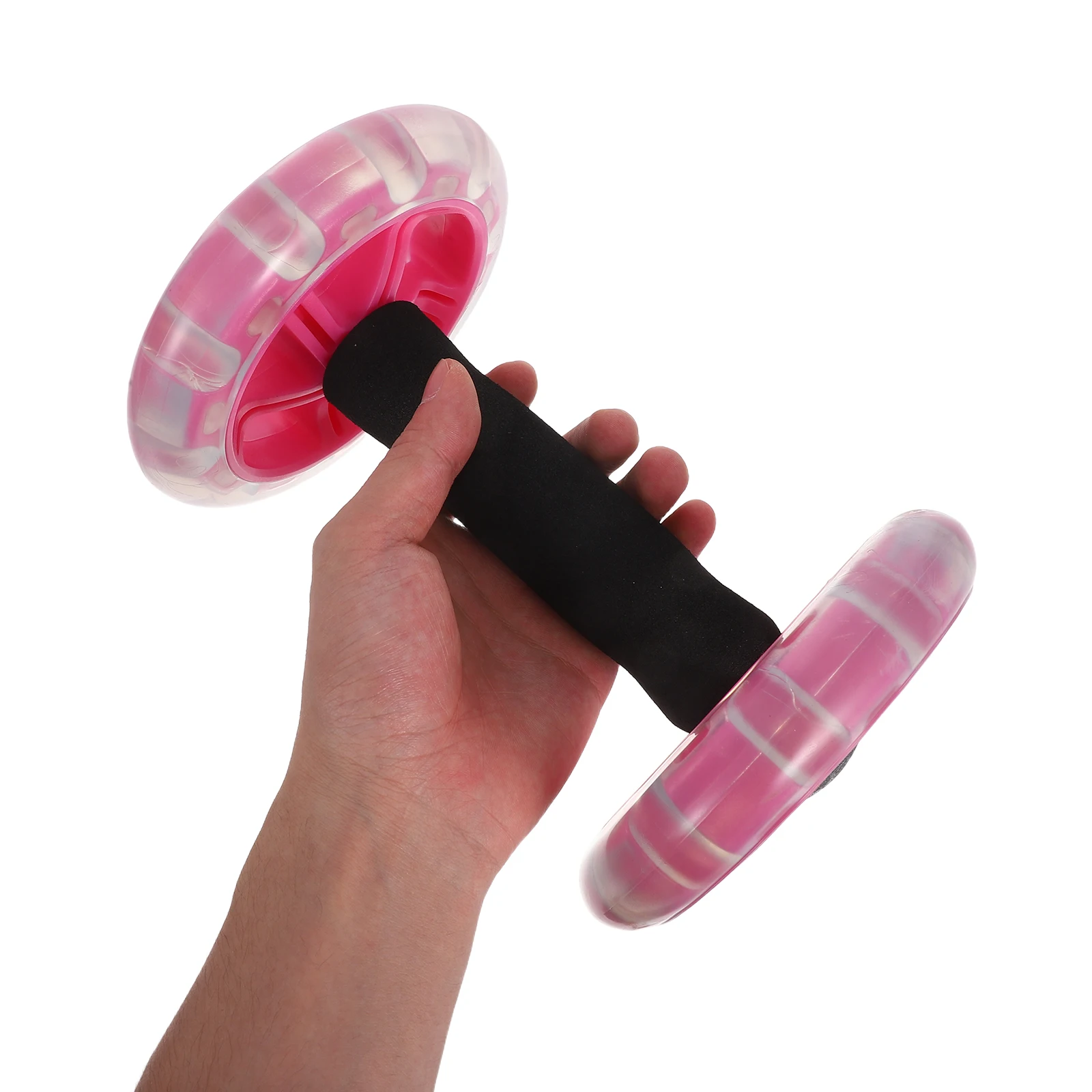 

2Pcs Double Wheel Ab Wheel Roller Core Workout Abdominal Exercise Fitness Equipment Home Training Ab Roller Abdominal Exerciser