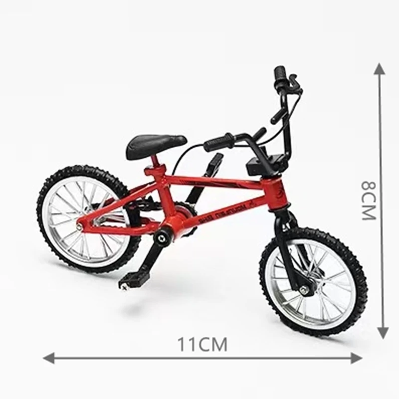 1 Pcs Finger BMX Bicycle Flick Trix Deck set Extreme Sports Functional Mountain Model Alloy Gadgets Novelty Gag Toys  Mini Bikes