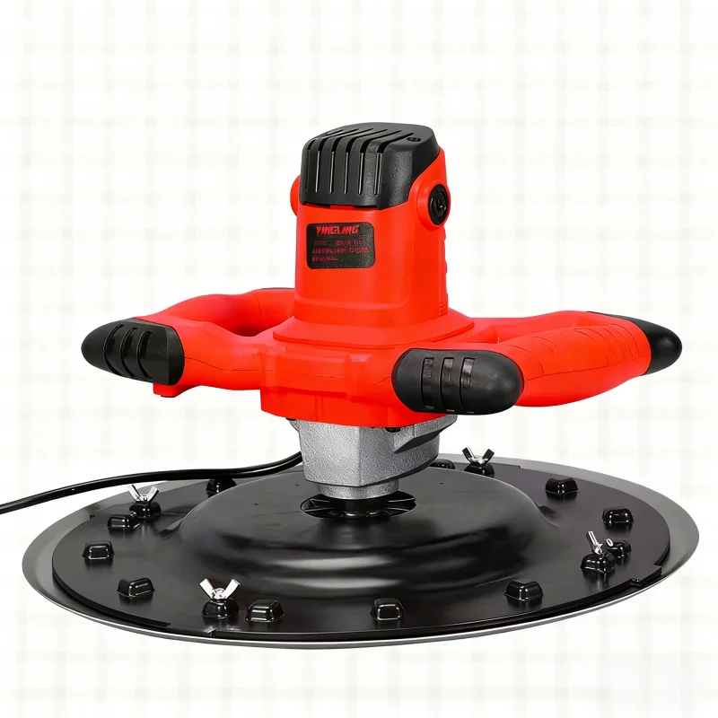 Faster Automatic Plaster Smoothing Machine Cement Wall Finishing Trowel Mixer High Efficiency 1680W 80 M/8h