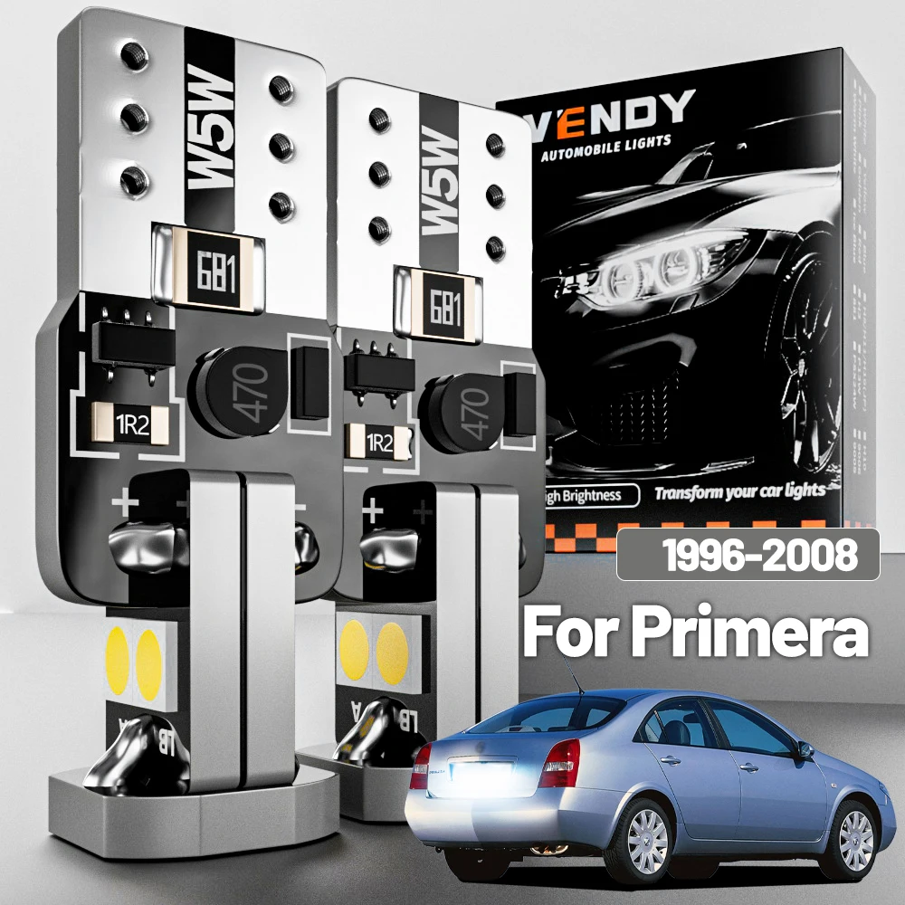 

2 шт. светодиодных фонарей подсветки номерного знака для Nissan Primera 1996-2008 (1997, 1999, 2000, 2001, 2002, 2003, 2004, 2005, 2006, 2007) с поддержкой Canbus