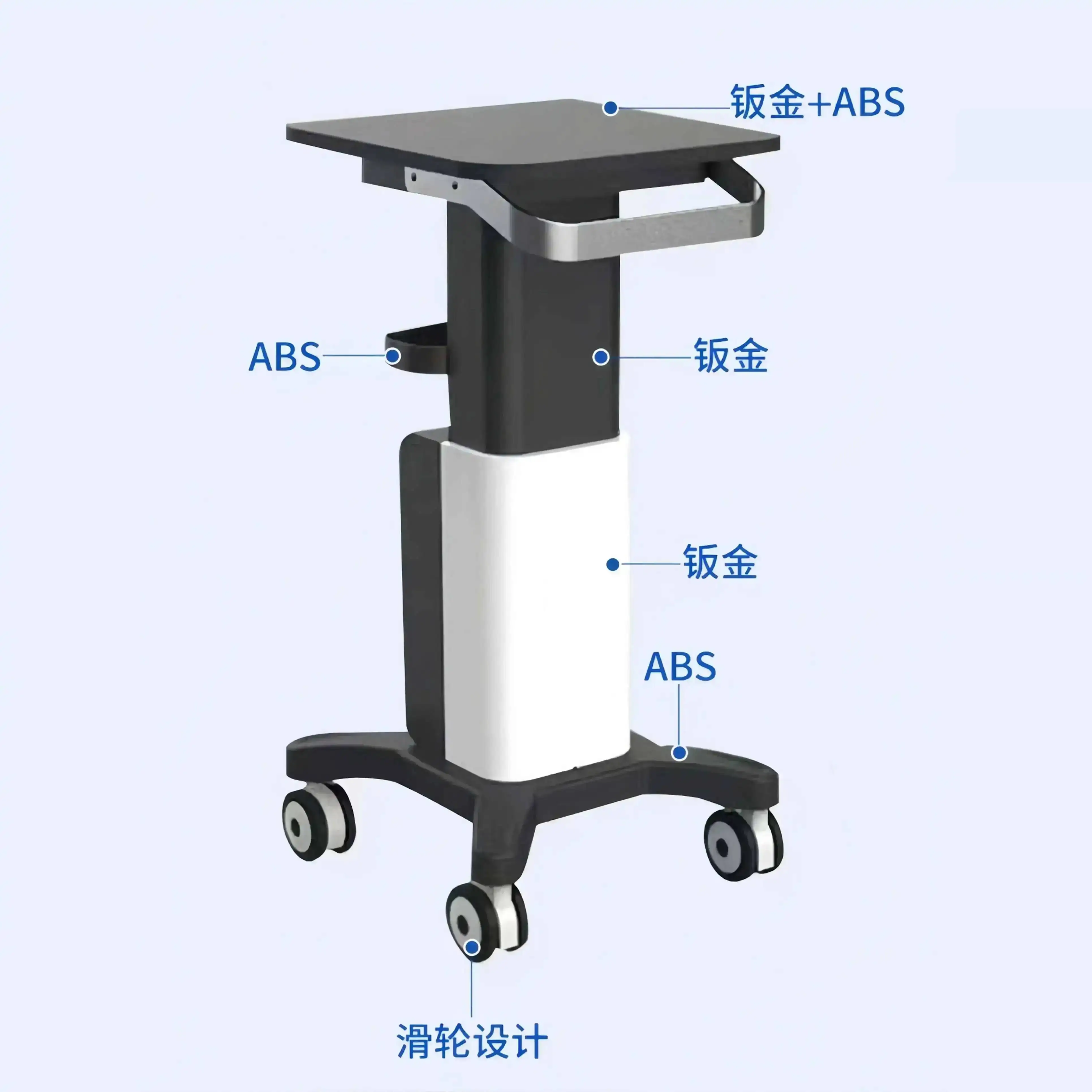 عربة صالون الجمالية المساعدة بار أداة Cartcarrito De Almacenamientocarrinho Para Salao صالون تجميل معدات الحلاق