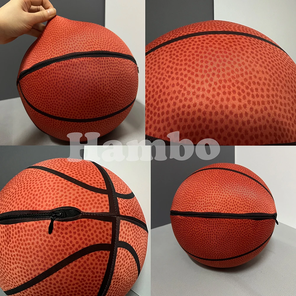 Silent Basketball Number 7(29.5\'\')/Size 5/Size 3 Durable Airless Foam Basketball Balls Dribble Quiet Basket Hoop Sports Articles