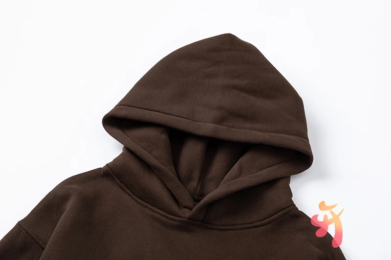 American Street Winter Cactus Jack Hoodie Letter Print Hooded Sweatshirts Casual Loose Fleece Hoodys Men Women Tops