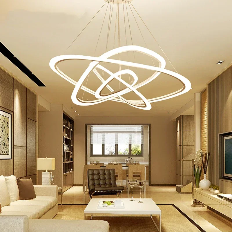 creative bed fixtures Dining  Pendant Lights Modern LED living room suspended lamps Nordic restaurant hanging lights